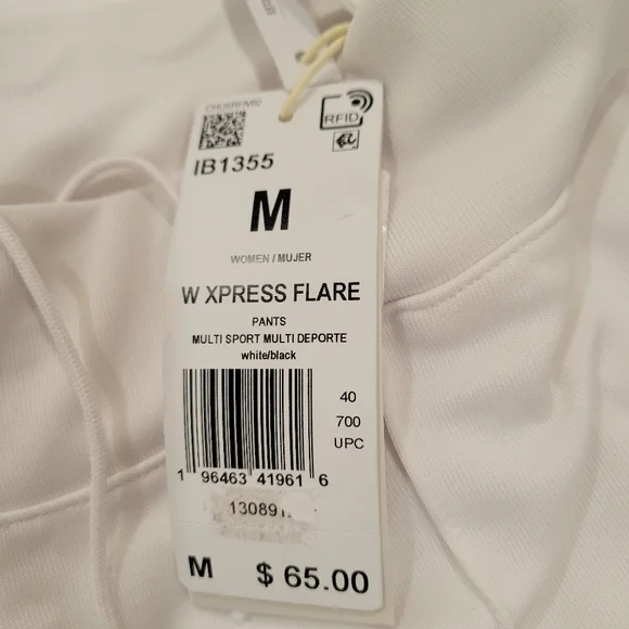 Adidas W Xpress Flare Crop Pants - Picture 5 of 8